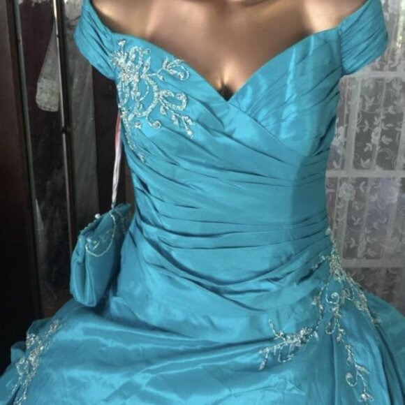 Gorgeous Prom wedding quince cotillion formal dress for size 12 - Picture 2 of 5